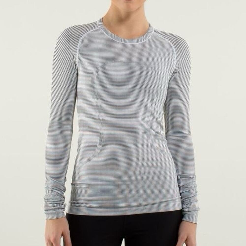 Lululemon Size 10 Run Swiftly Tech Long Sleeve Cr… - image 1